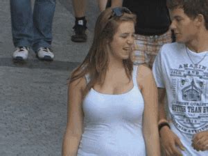 busty women in public|Braless and Bouncing in Public